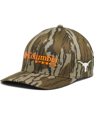 Men's Columbia Mossy Oak Camo Texas Longhorns Bottomland Flex Hat