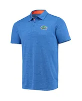 Men's Columbia Royal Florida Gators Tech Trail Omni-Shade Polo Shirt