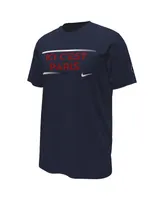 Men's Nike Navy Paris Saint-Germain Verbiage T-shirt