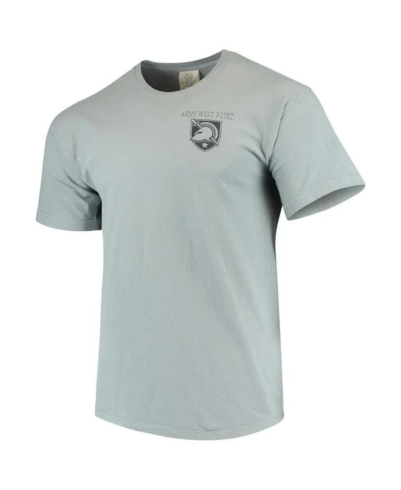 Men's Gray Army Black Knights Team Comfort Colors Campus Scenery T-shirt