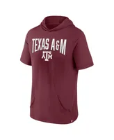 Men's Fanatics Maroon Texas A&M Aggies Outline Lower Arch Hoodie T-shirt