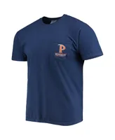 Men's Navy Pepperdine Waves Circle Campus Scene T-shirt