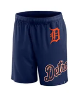 Men's Fanatics Navy Detroit Tigers Clincher Mesh Shorts