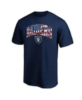 Men's Fanatics Navy Las Vegas Raiders Banner Wave T-shirt