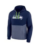 Men's Fanatics College Navy Seattle Seahawks Winter Camp Pullover Hoodie