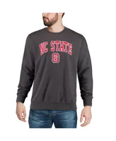 Colosseum Men's Nc State Wolfpack Arch & Logo Crew Neck Sweatshirt