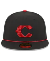 Men's New Era Black Cincinnati Reds 2023 City Connect 59FIFTY Fitted Hat