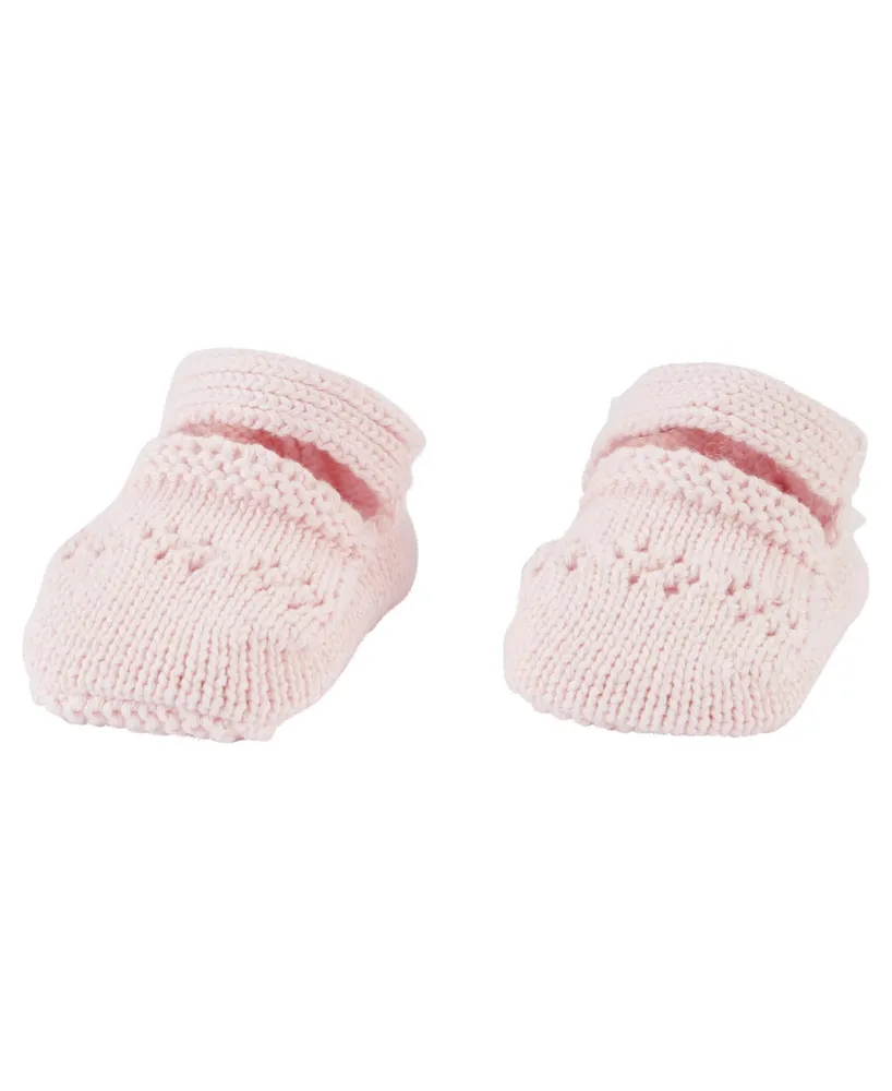 Carter's Baby Girls Crochet Mary Jane Booties