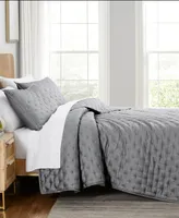 Southshore Fine Linens Luxurious 100% Viscose 3 Piece Quilt Set, Queen