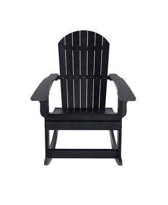 Outdoor Patio All-weather Adirondack Rocking Chair