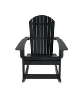 WestinTrends Outdoor Patio All-weather Adirondack Rocking Chair