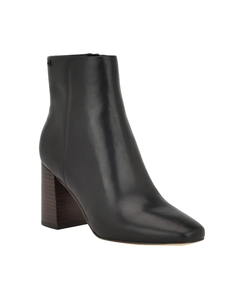 Calvin Klein Women's Audrina Block Heel Dress Booties