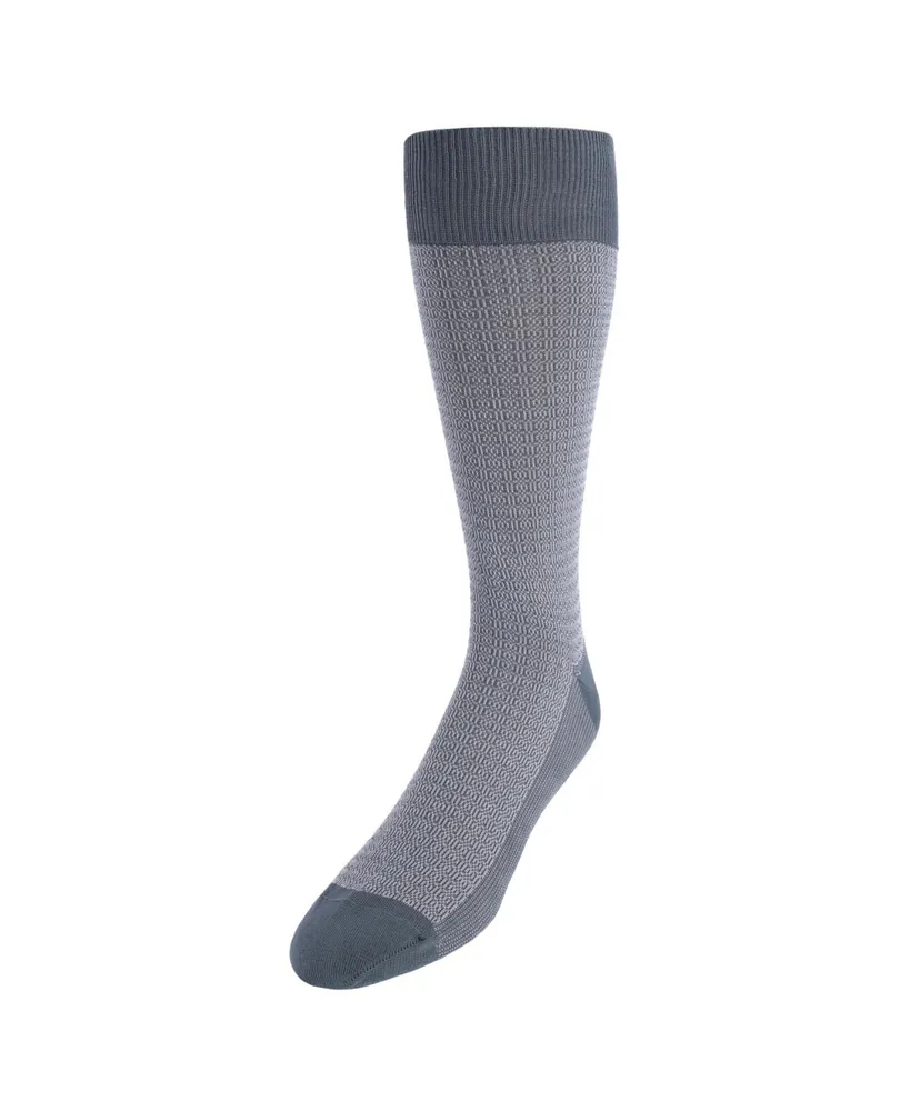 Caesar Monkey Mid-Calf Mercerized Cotton Socks by Trafalgar Men's