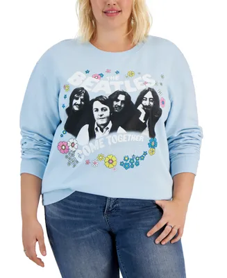 Love Tribe Trendy Plus Beatles Come Together Sweatshirt