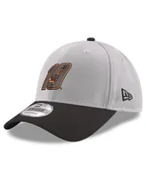 Men's New Era Gray and Black Martin Truex Jr 9FORTY Snapback Adjustable Hat