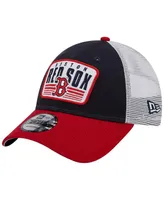 Men's New Era Navy Boston Red Sox Two-Tone Patch 9FORTY Snapback Hat