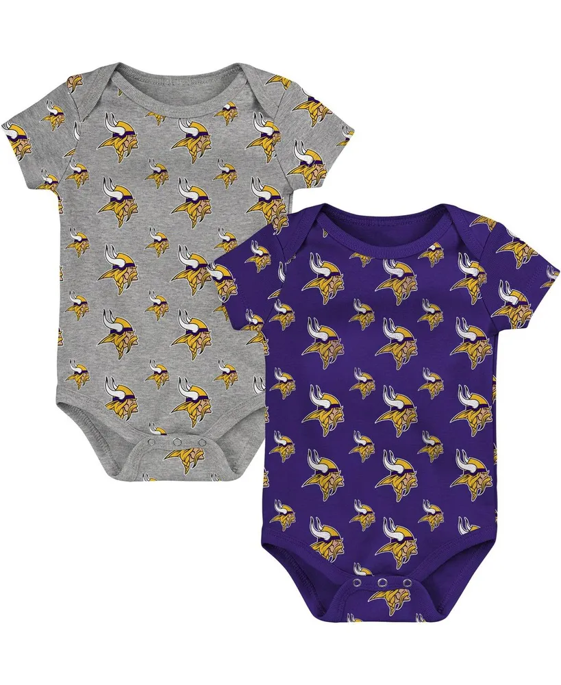 Toddler Purple/Heathered Gray Baltimore Ravens Double-Up