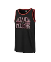 Men's '47 Brand Black Atlanta Falcons Winger Franklin Tank Top