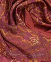 Lauren Ralph Lauren Women's Silk Paisley Square Scarf