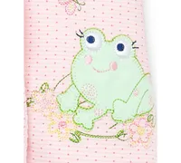 Little Me Baby Frogs Snap Up Footed Cotton Coverall