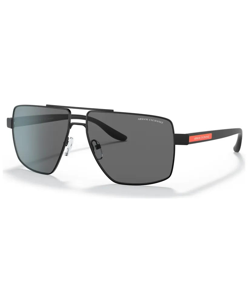 A, X Armani Exchange Men's Polarized Sunglasses, AX2037S