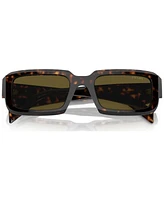 Prada Irregular Low Bridge Men's Sunglasses, Pr 27ZSF