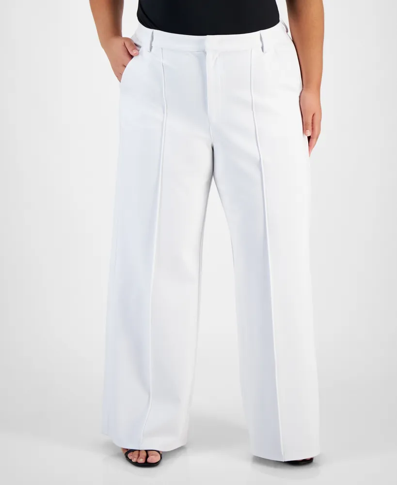 White Ponte Knit Pants: Shop Ponte Knit Pants - Macy's
