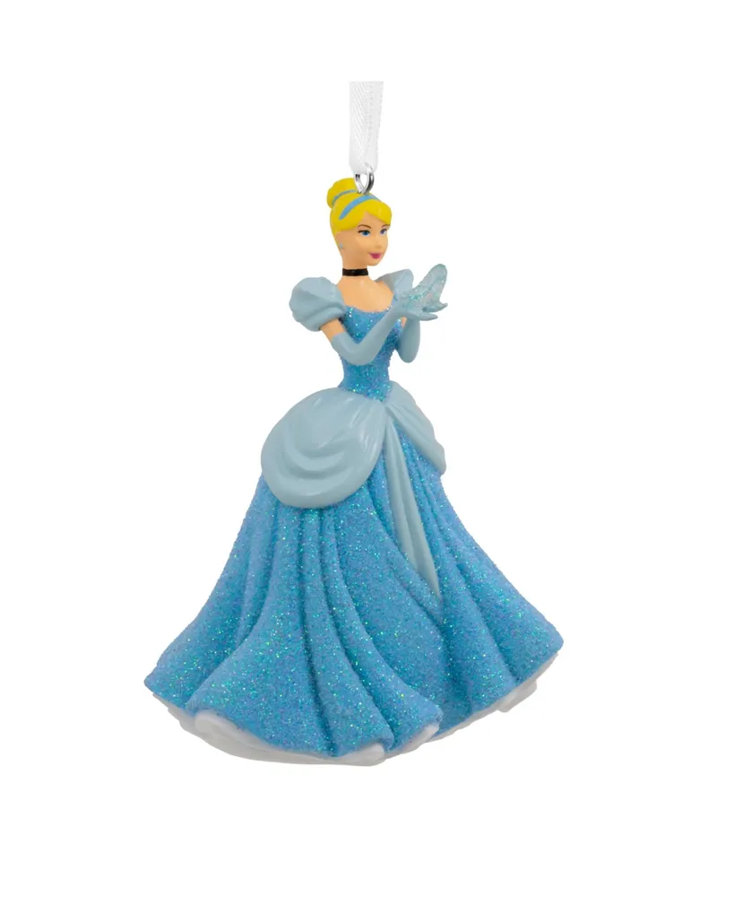 Hallmark Christmas Ornament Disney Princess Cinderella Holding Glass Slipper - Multi