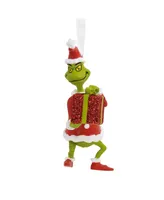 Hallmark Christmas Ornament Dr. Seuss's How the Grinch Stole Christmas Grinch with Present - Multi