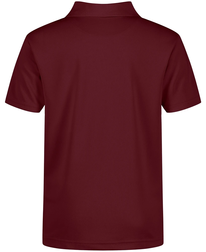 Nautica Big Boys Uniform Quick Dry Short Sleeve Performance Stretch Polo