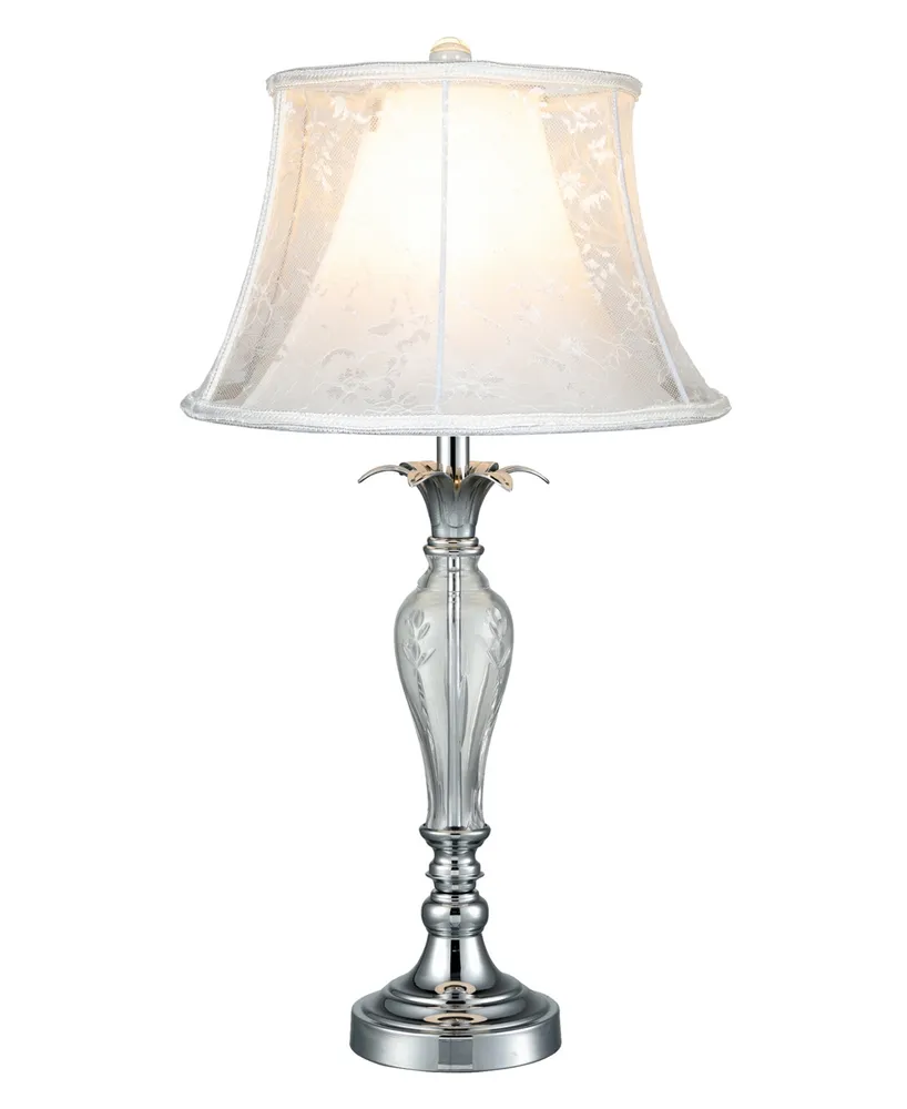 Dale Tiffany Charlotte Lead Crystal Table Lamp