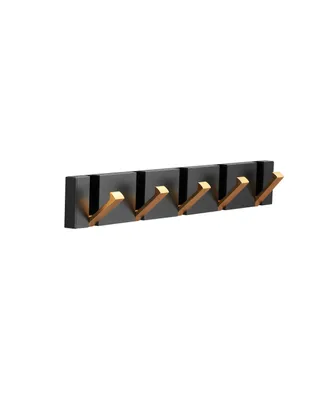 Mega Casa Vertical 5-Hook Wall Mounted - Space-Saving and Stylish Design