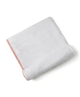 Malabar Baby Silky Soft Luxe Pom Pom Swaddle, Peach