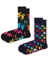 Happy Socks Classic Dog Socks, Pack of 2