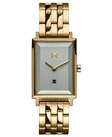 Mvmt Women's Signature Square Gold-tone Stainless Steel Bracelet Watch 24mm