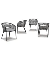 Palm Bliss Chair, Set of 4