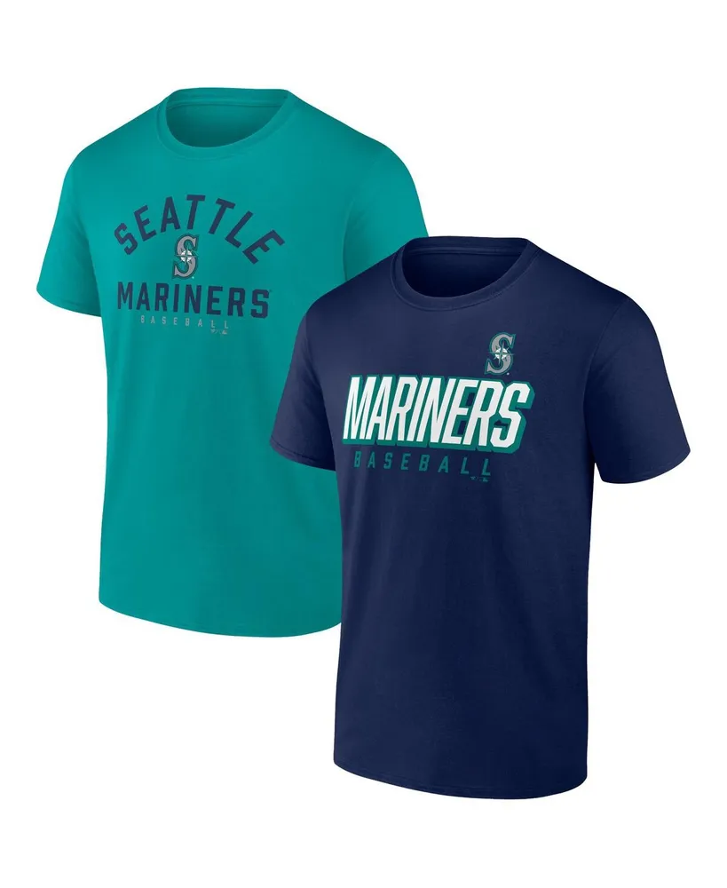 Men's Seattle Mariners Fanatics Branded Navy/White Two-Pack Combo