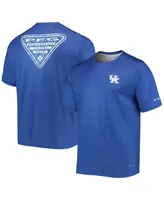 Men's Columbia Royal Kentucky Wildcats Terminal Tackle Omni-Shade T-shirt