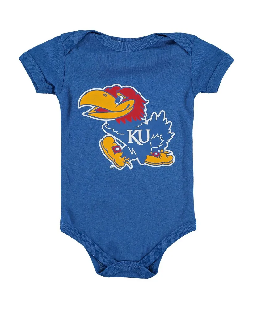 Infant Boys and Girls Royal Kansas Jayhawks Big Logo Bodysuit