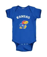 Infant Boys and Girls Royal Kansas Jayhawks Arch & Logo Bodysuit