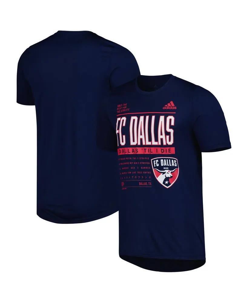 Men's adidas Navy Fc Dallas Club Dna Performance T-shirt