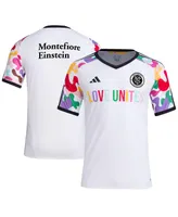 Men's adidas White New York City Fc 2023 Pride Pre-Match Top