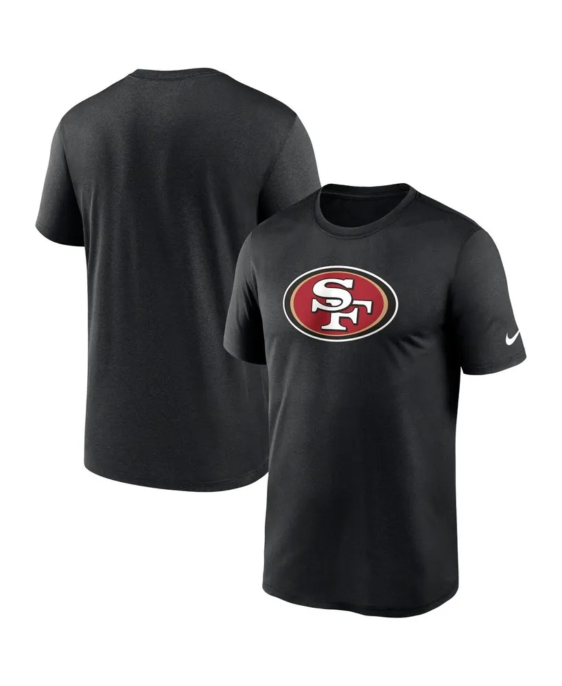 Men's Nike Black San Francisco 49ers Legend Logo Performance T-shirt