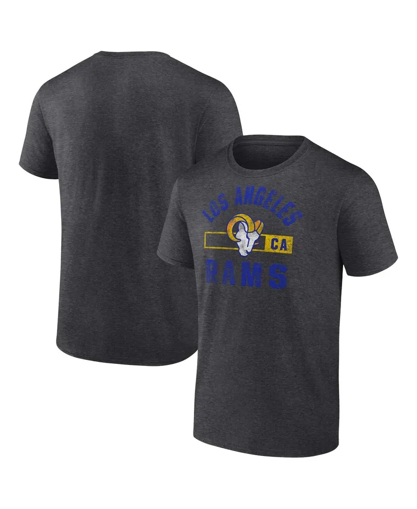 : Fanatics Men's Heathered Charcoal Los Angeles Rams