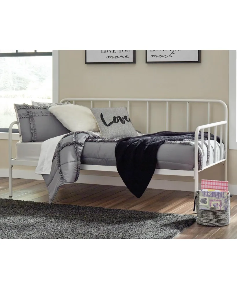 Trentlore Twin Metal Day Bed w/Platform