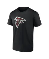 Men's Fanatics Bijan Robinson Black Atlanta Falcons Icon Name and Number T-shirt