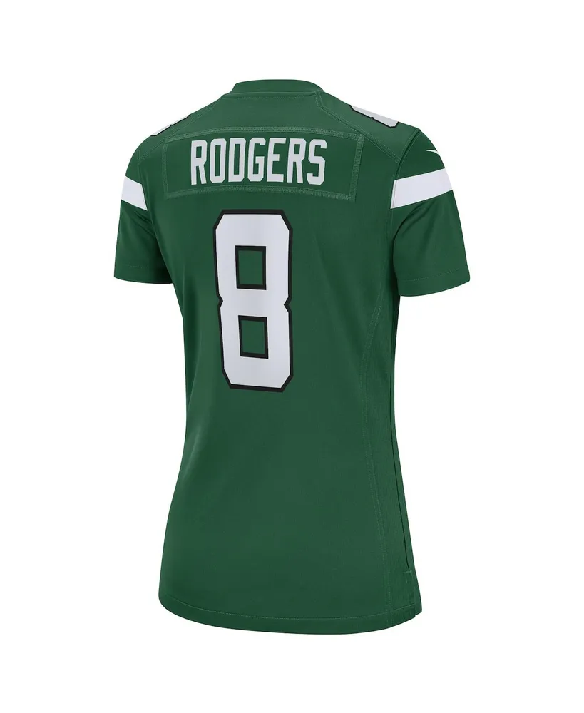 Women's Nike Aaron Rodgers Gotham Green New York Jets Game Jersey