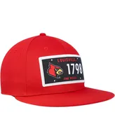 Men's adidas Red Louisville Cardinals Established Snapback Hat