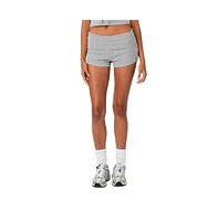 Women's Lizzy Foldover Waffle Shorts