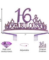 Sweet 16 Gifts for Girls, Sweet 16 Birthday Decorations, Sweet 16 Tiara, Sweet 16 Sash, Sweet 16 Crown and Sash, Sweet 16 Sash and Tiara, 16th Sash an